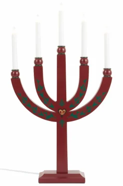 Julbelysning|Jotex Ljusstake Elias Tradition 61 Cm Röd