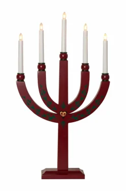 Julbelysning|Jotex Ljusstake Elias Tradition 61 Cm Röd