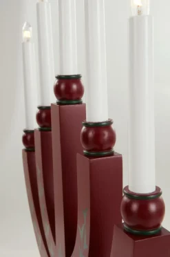 Julbelysning|Jotex Ljusstake Elias Tradition 61 Cm Röd