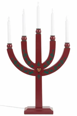 Julbelysning|Jotex Ljusstake Elias Tradition 61 Cm Röd