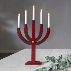 Julbelysning|Jotex Ljusstake Elias Tradition 61 Cm Röd