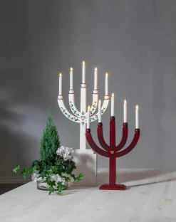 Julbelysning|Jotex Ljusstake Elias Tradition 61 Cm Röd