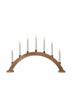 Julbelysning|Jotex Ljusstake Gillian 40cm Brun