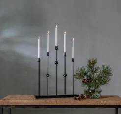 Julbelysning|Jotex Ljusstake Gustavo Höjd 64 Cm Black