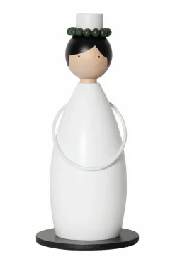 Julbelysning|Jotex Ljusstake Lucia Classic Höjd 26 Cm White