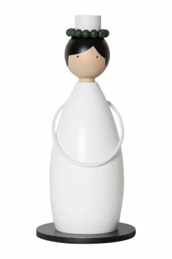 Julbelysning|Jotex Ljusstake Lucia Classic Höjd 26 Cm White
