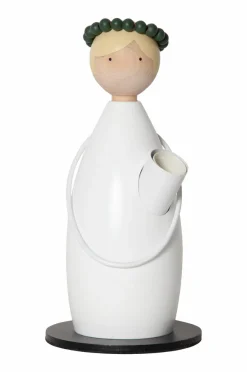 Julbelysning|Jotex Ljusstake Lucia Classic Höjd 24 Cm White