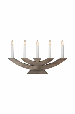 Julbelysning|Jotex Ljusstake Navida 24cm Brun