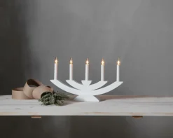 Julbelysning|Jotex Ljusstake Navida 24cm Vit