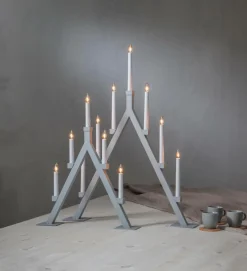 Julbelysning|Jotex Ljusstake Oliver Grey
