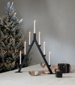 Julbelysning|Jotex Ljusstake Oliver Black