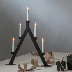 Julbelysning|Jotex Ljusstake Oliver Black
