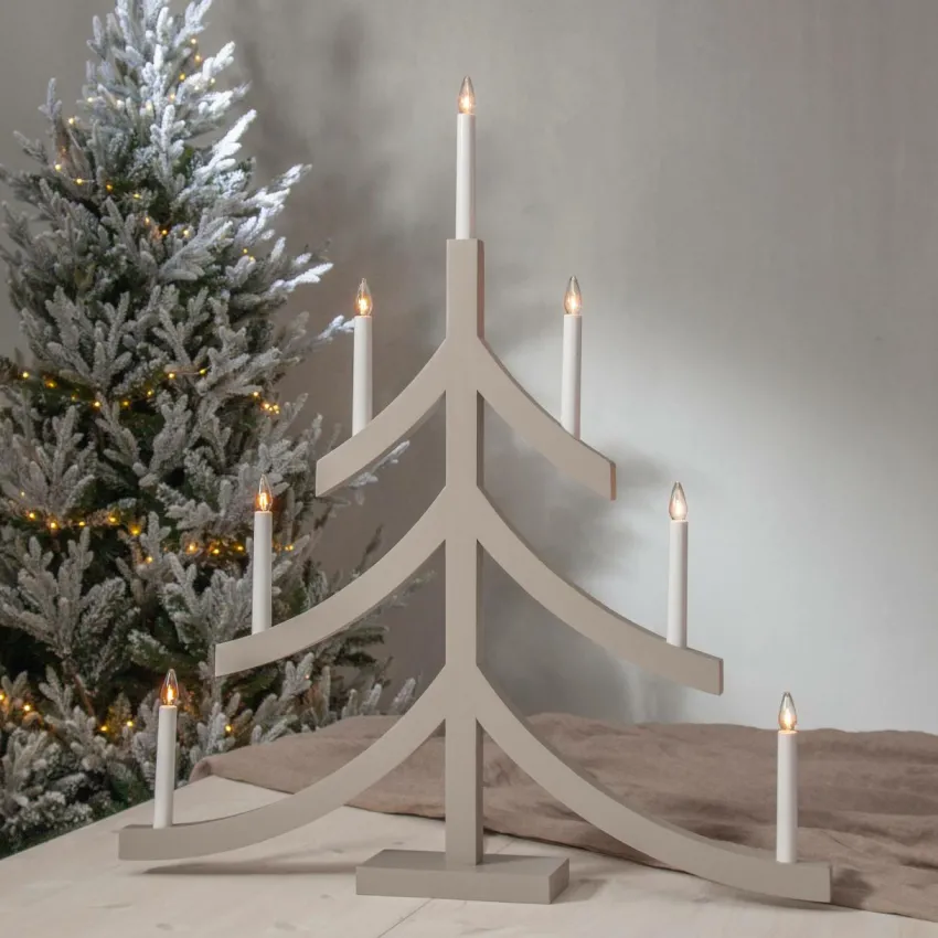Julbelysning|Jotex Ljusstake Pagod Grey