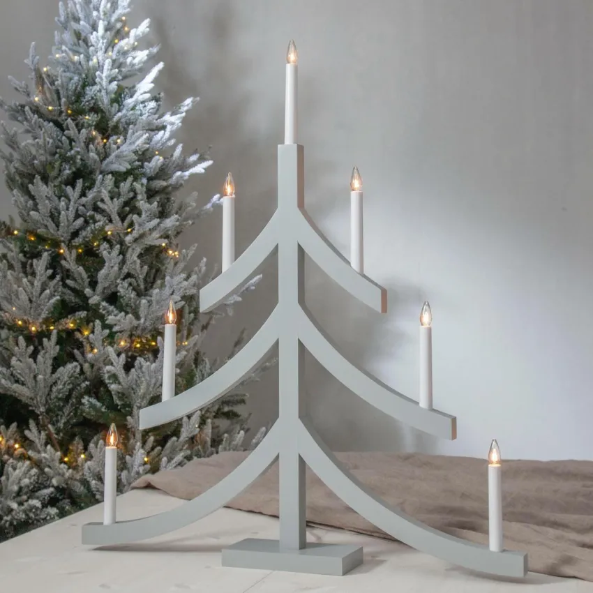 Julbelysning|Jotex Ljusstake Pagod Grey