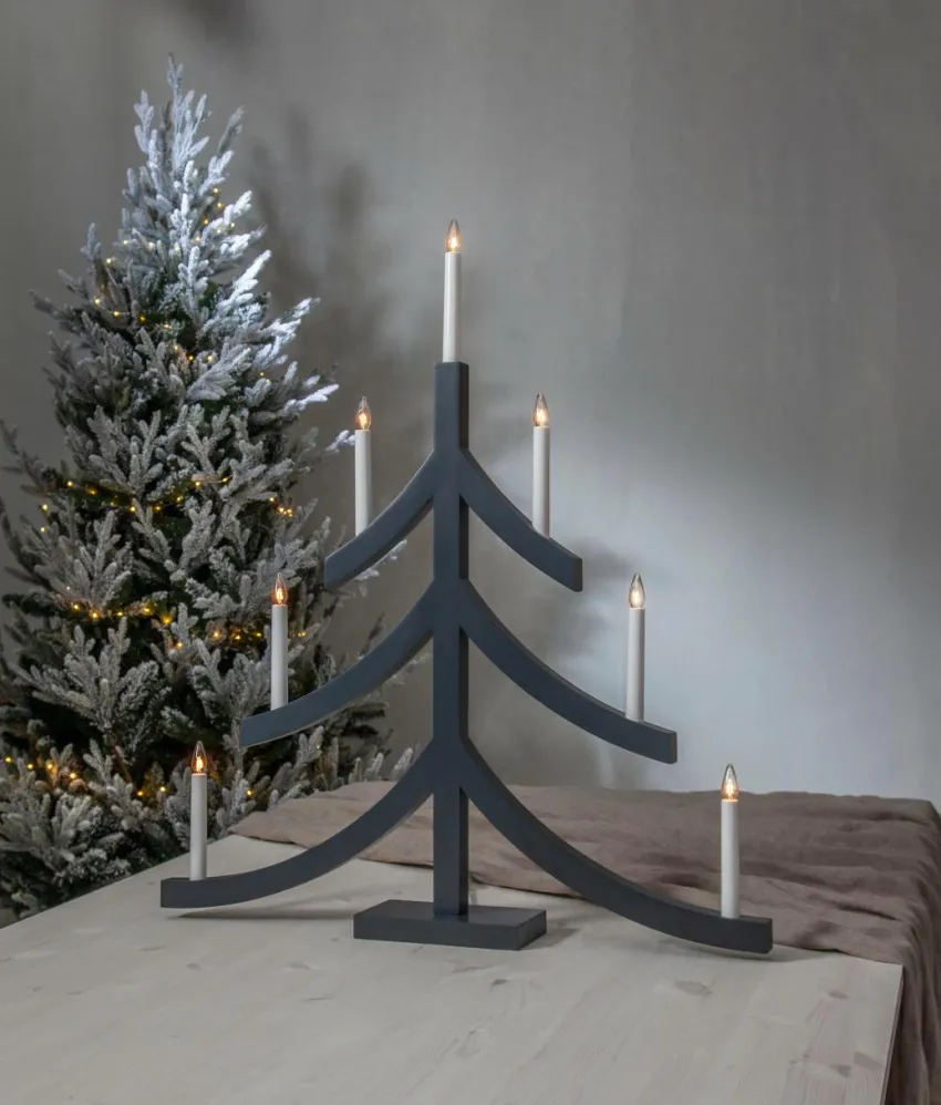 Julbelysning|Jotex Ljusstake Pagod Grey