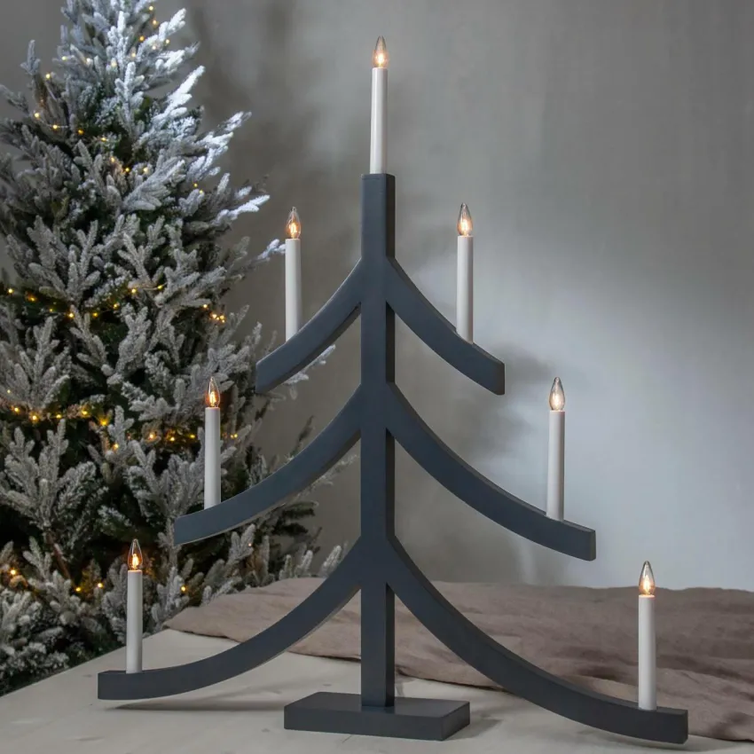 Julbelysning|Jotex Ljusstake Pagod Grey