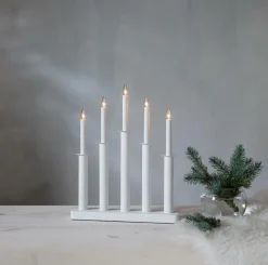 Julbelysning|Jotex Ljusstake Plate 45cm White