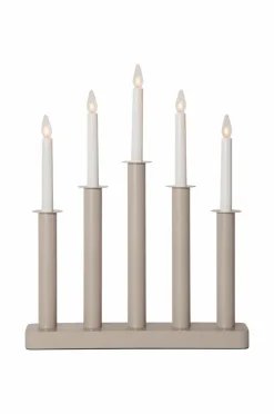 Julbelysning|Jotex Ljusstake Plate 45cm Beige