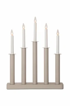 Julbelysning|Jotex Ljusstake Plate 45cm Beige