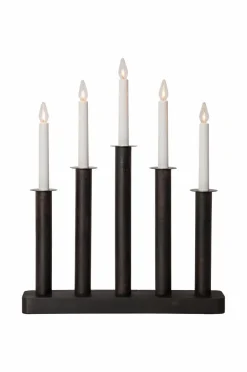 Julbelysning|Jotex Ljusstake Plate 45cm Black