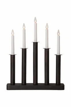 Julbelysning|Jotex Ljusstake Plate 45cm Black