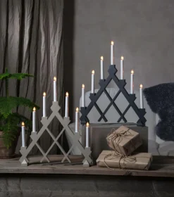 Julbelysning|Jotex Ljusstake Rut Beige