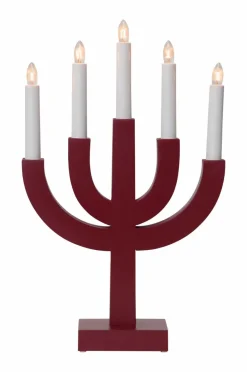 Julbelysning|Jotex Ljusstake Selma Röd