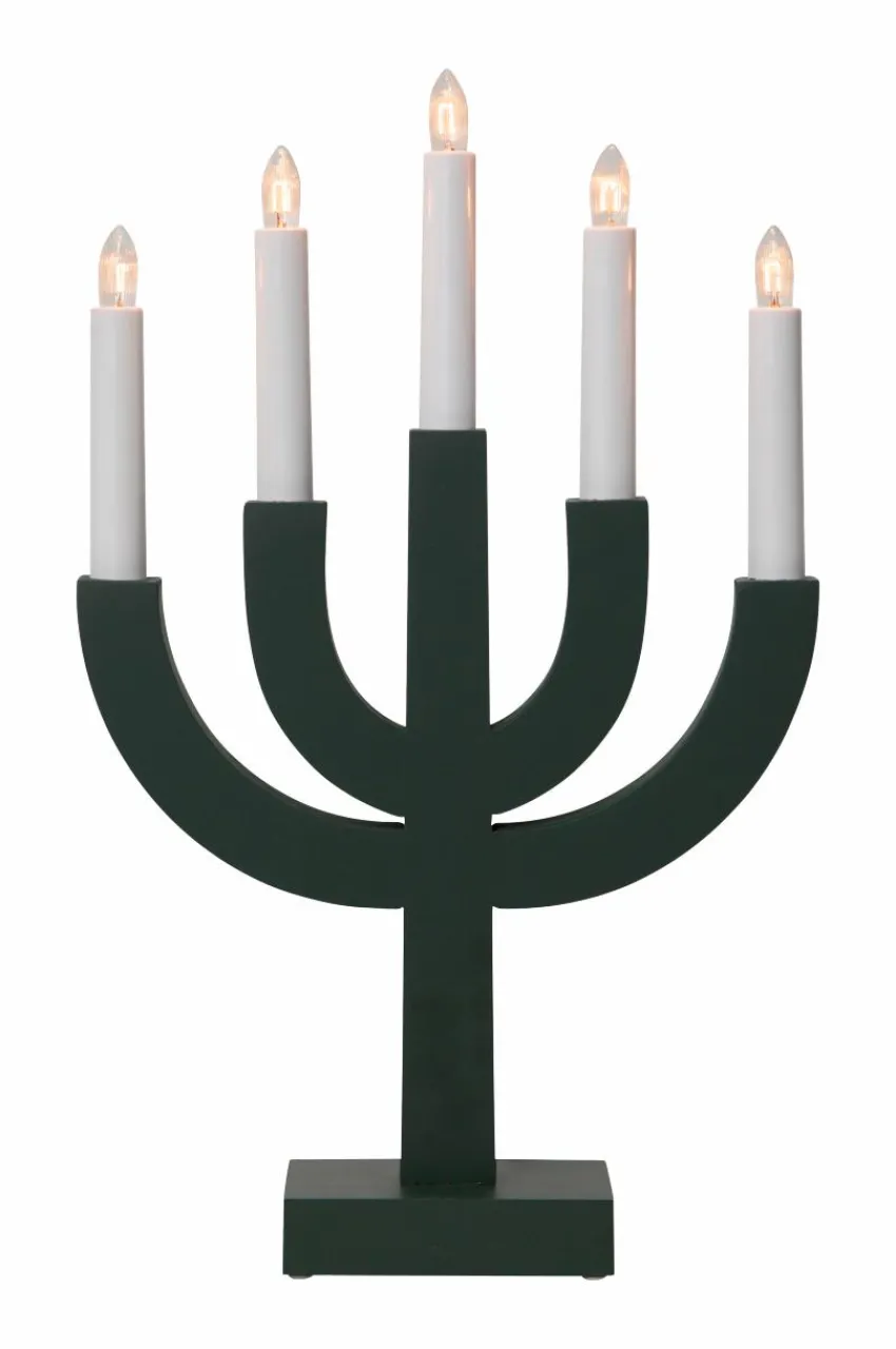 Julbelysning|Jotex Ljusstake Selma Grön