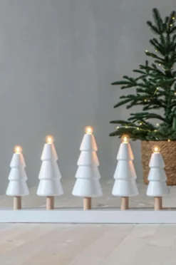 Julbelysning|Jotex Ljusstake SKOG White