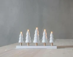 Julbelysning|Jotex Ljusstake SKOG White