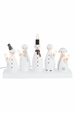 Julbelysning|Jotex Ljusstake Snowman 21cm Vit