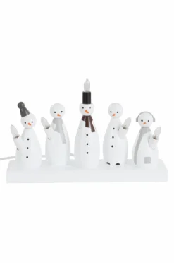 Julbelysning|Jotex Ljusstake Snowman 21cm Vit