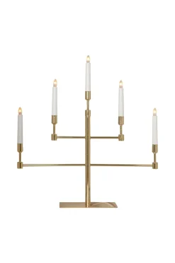 Julbelysning|Jotex Ljusstake Vide Höjd 53 Cm Brass