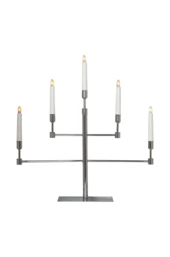 Julbelysning|Jotex Ljusstake Vide Höjd 53 Cm Chrome