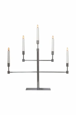 Julbelysning|Jotex Ljusstake Vide Höjd 53 Cm Chrome