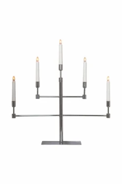 Julbelysning|Jotex Ljusstake Vide Höjd 53 Cm Chrome
