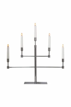 Julbelysning|Jotex Ljusstake Vide Höjd 53 Cm Chrome