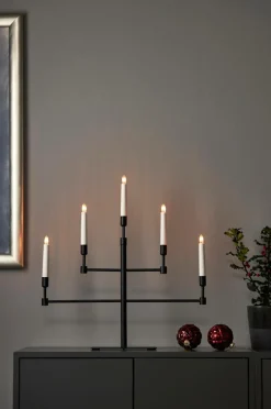 Julbelysning|Jotex Ljusstake Vide Höjd 53 Cm Black