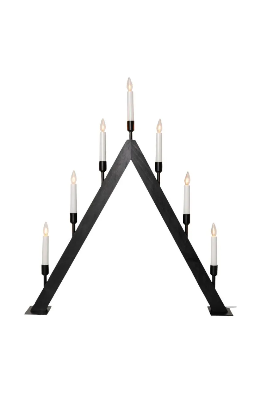 Julbelysning|Jotex Ljusstake Vind Höjd 63 Cm Black