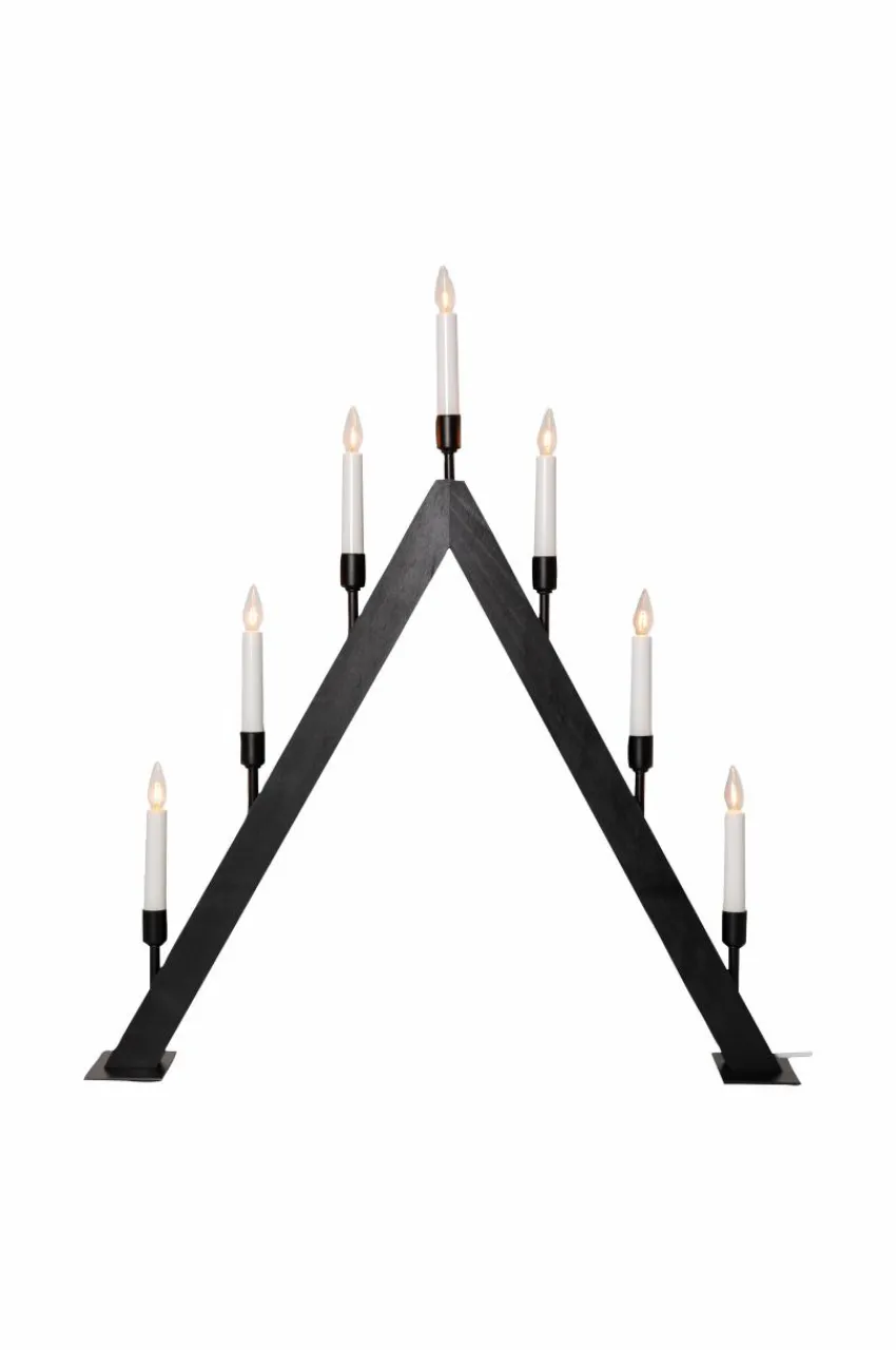 Julbelysning|Jotex Ljusstake Vind Höjd 63 Cm Black