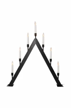 Julbelysning|Jotex Ljusstake Vind Höjd 63 Cm Black
