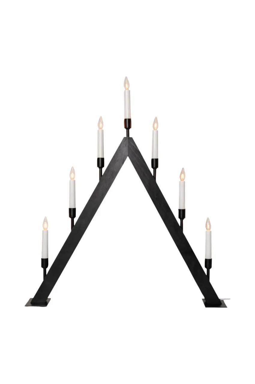 Julbelysning|Jotex Ljusstake Vind Höjd 63 Cm Black