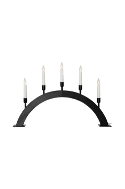 Julbelysning|Jotex Ljusstake Vind Höjd 38 Cm Black