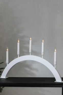 Julbelysning|Jotex Ljusstake Vind Höjd 38 Cm White
