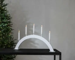 Julbelysning|Jotex Ljusstake Vind Höjd 38 Cm White