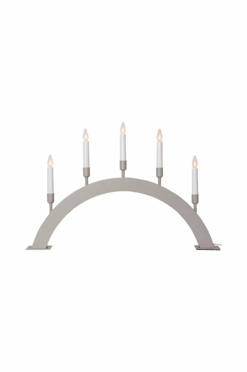 Julbelysning|Jotex Ljusstake Vind Höjd 38 Cm Beige