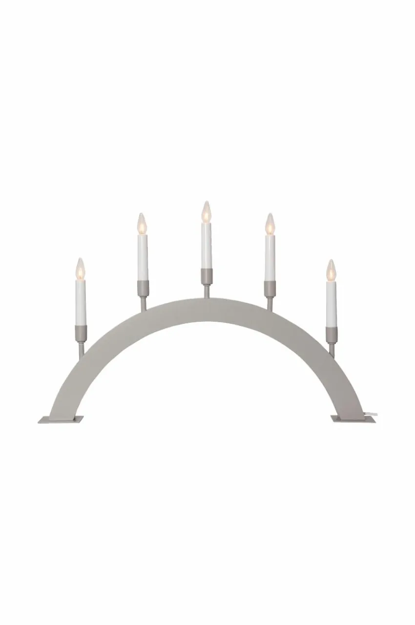 Julbelysning|Jotex Ljusstake Vind Höjd 38 Cm Beige