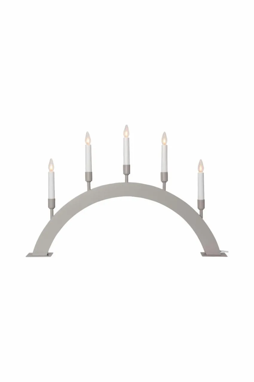 Julbelysning|Jotex Ljusstake Vind Höjd 38 Cm Beige