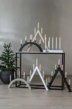 Julbelysning|Jotex Ljusstake Vind Höjd 38 Cm Beige