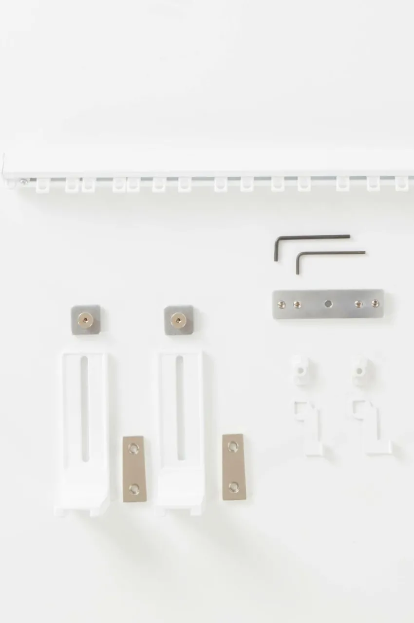 Gardinskenor|Jotex LOIS Gardinskena Set - 140 Cm Vit